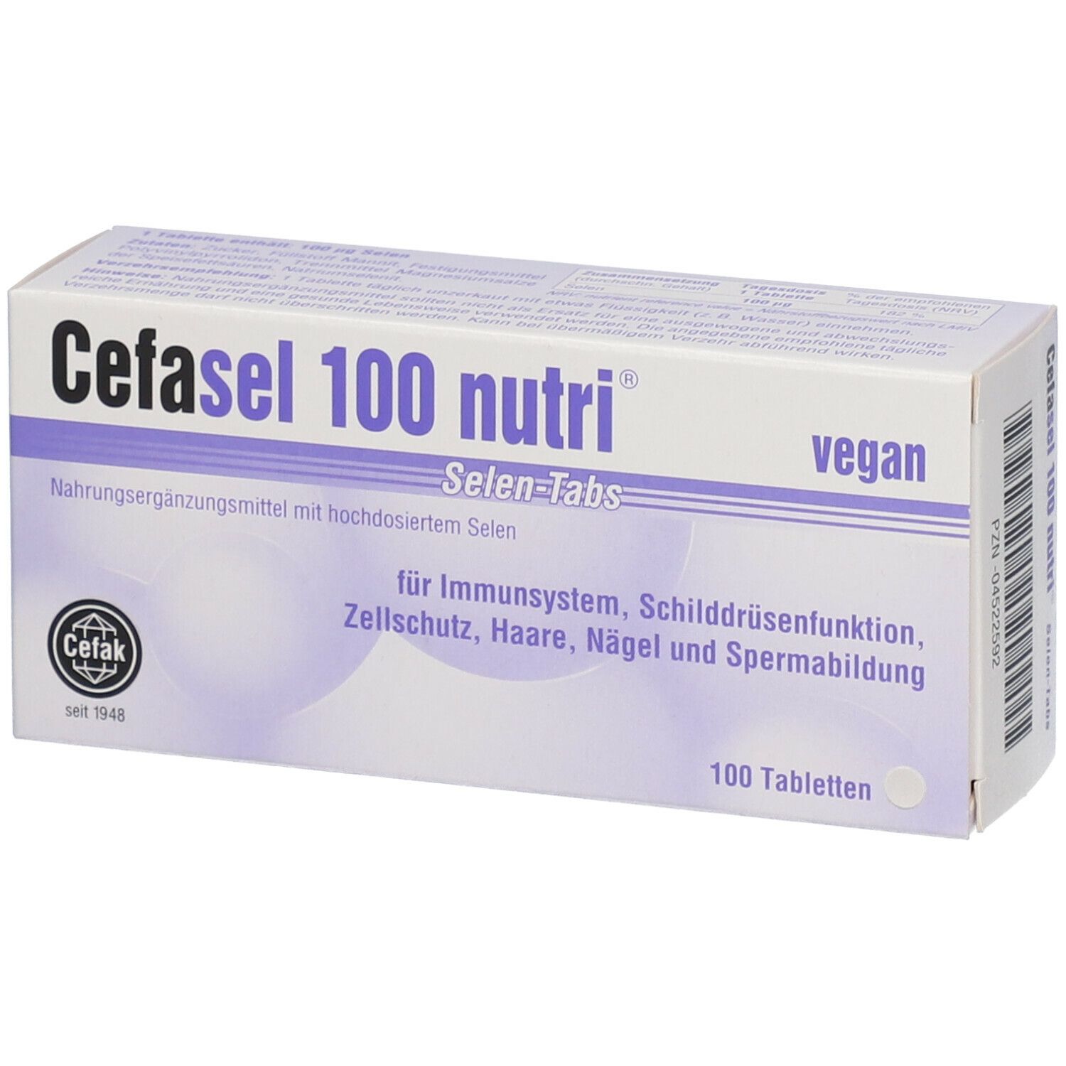 Cefasel 100 nutri® Selen Tabs