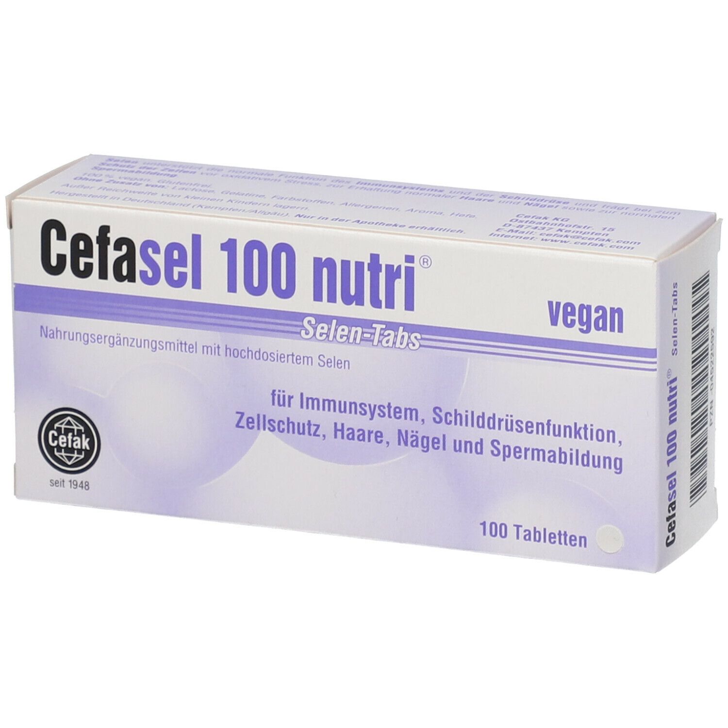 Cefasel 100 nutri® Selen Tabs