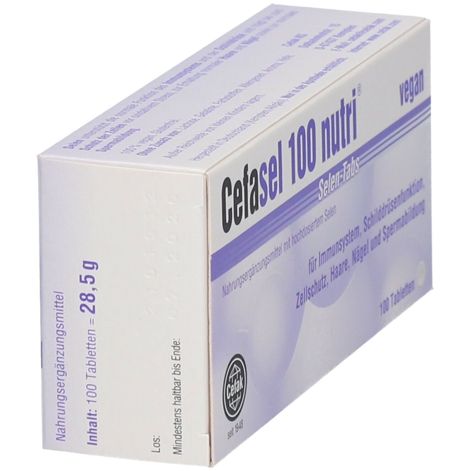 Cefasel 100 nutri® Selen Tabs