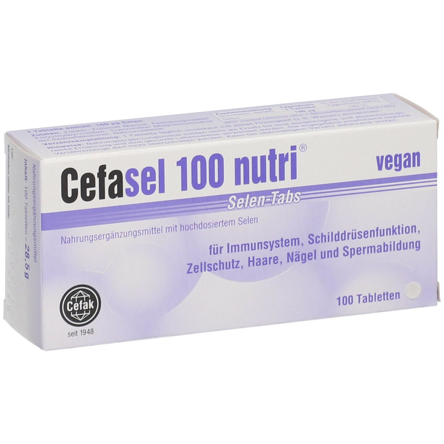 Cefasel 100 nutri® Selen Tabs