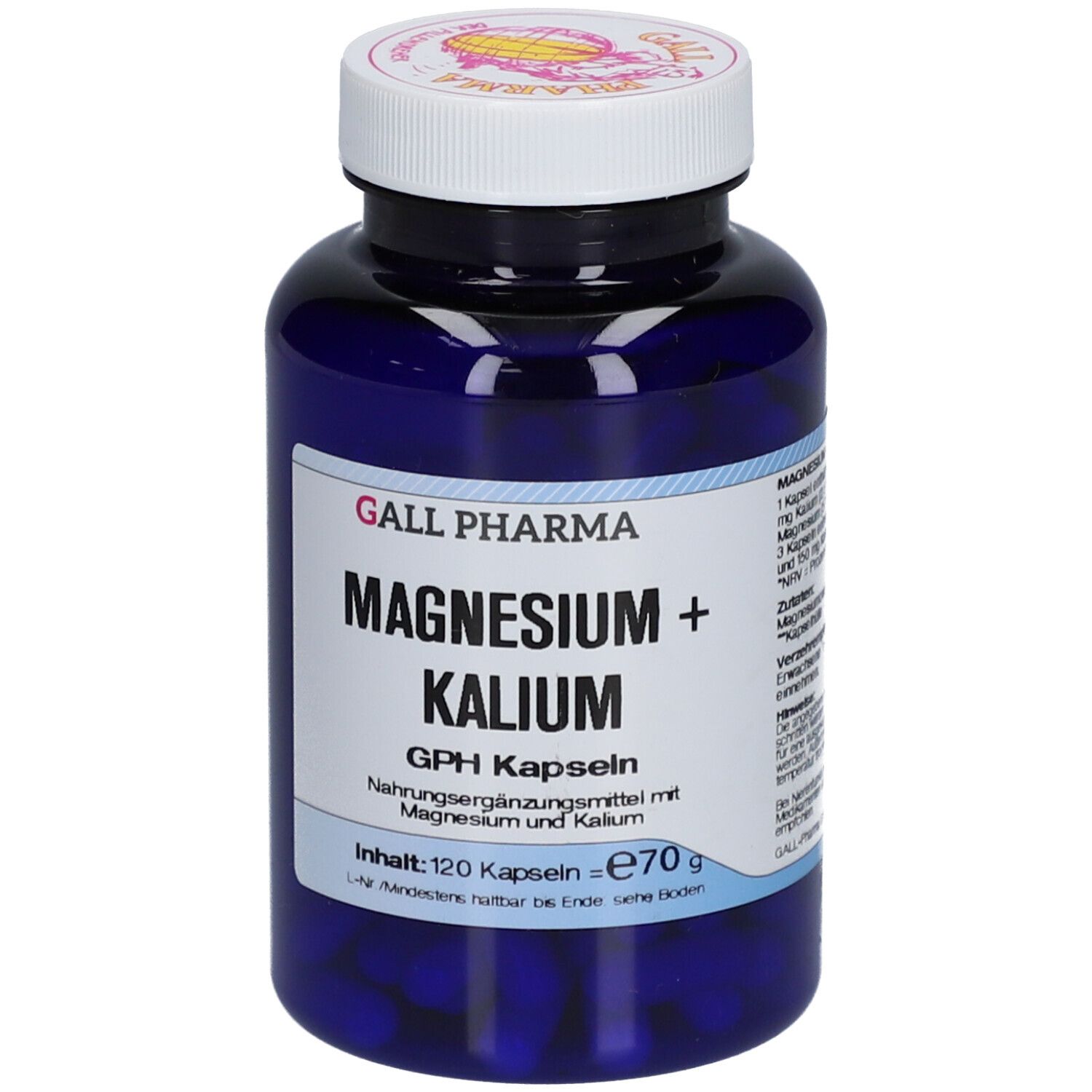 Gall Pharma Magnesium + Kalium GPH Kapseln Nahrungsergänzungsmittel