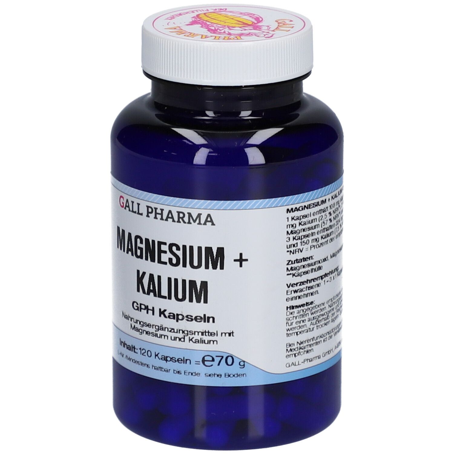 Gall Pharma Magnesium + Kalium GPH Kapseln Nahrungsergänzungsmittel