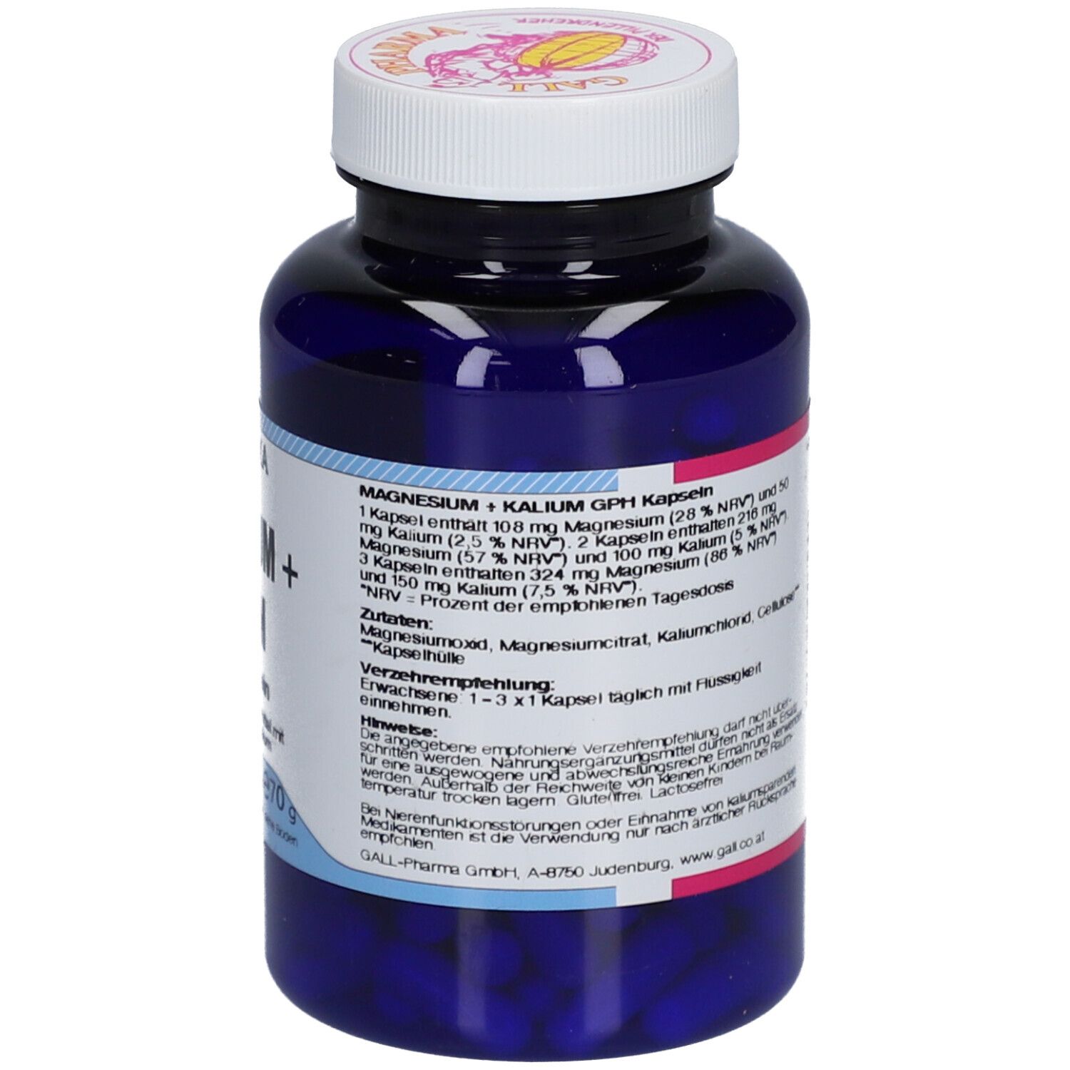 Gall Pharma Magnesium + Kalium GPH Kapseln Nahrungsergänzungsmittel