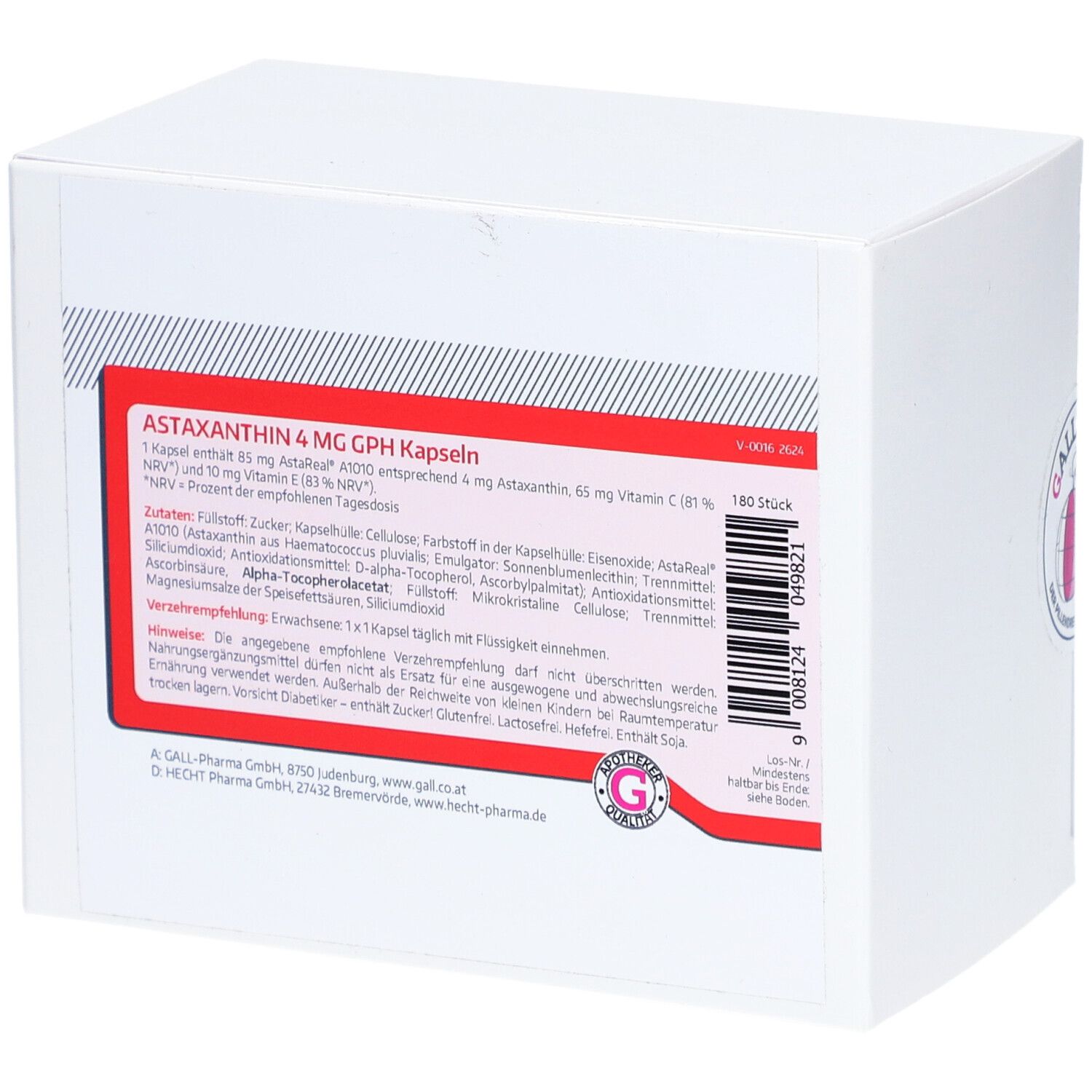 Astaxanthin 4 mg GPH Kapseln