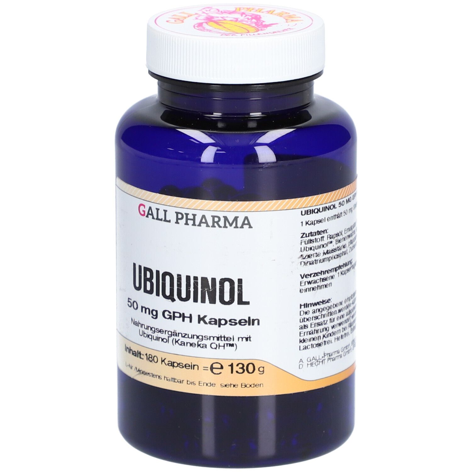GALL PHARMA UBIQUINOL 50 mg GPH Kapseln