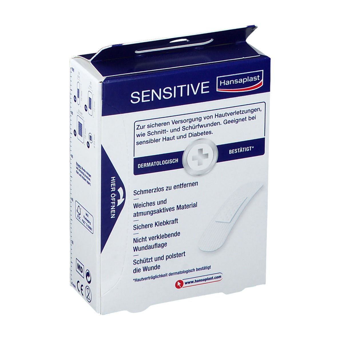 Hansaplast Sensitive Strips