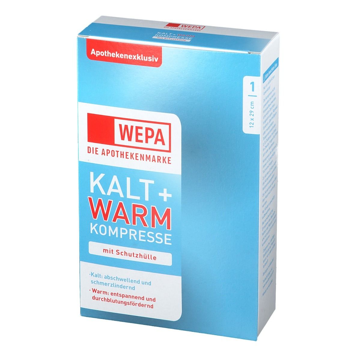 WEPA Kalt und Warm Kompresse 12 x 29 cm