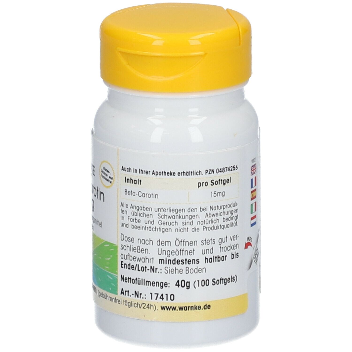 WARNKE Beta-Carotène 15 mg