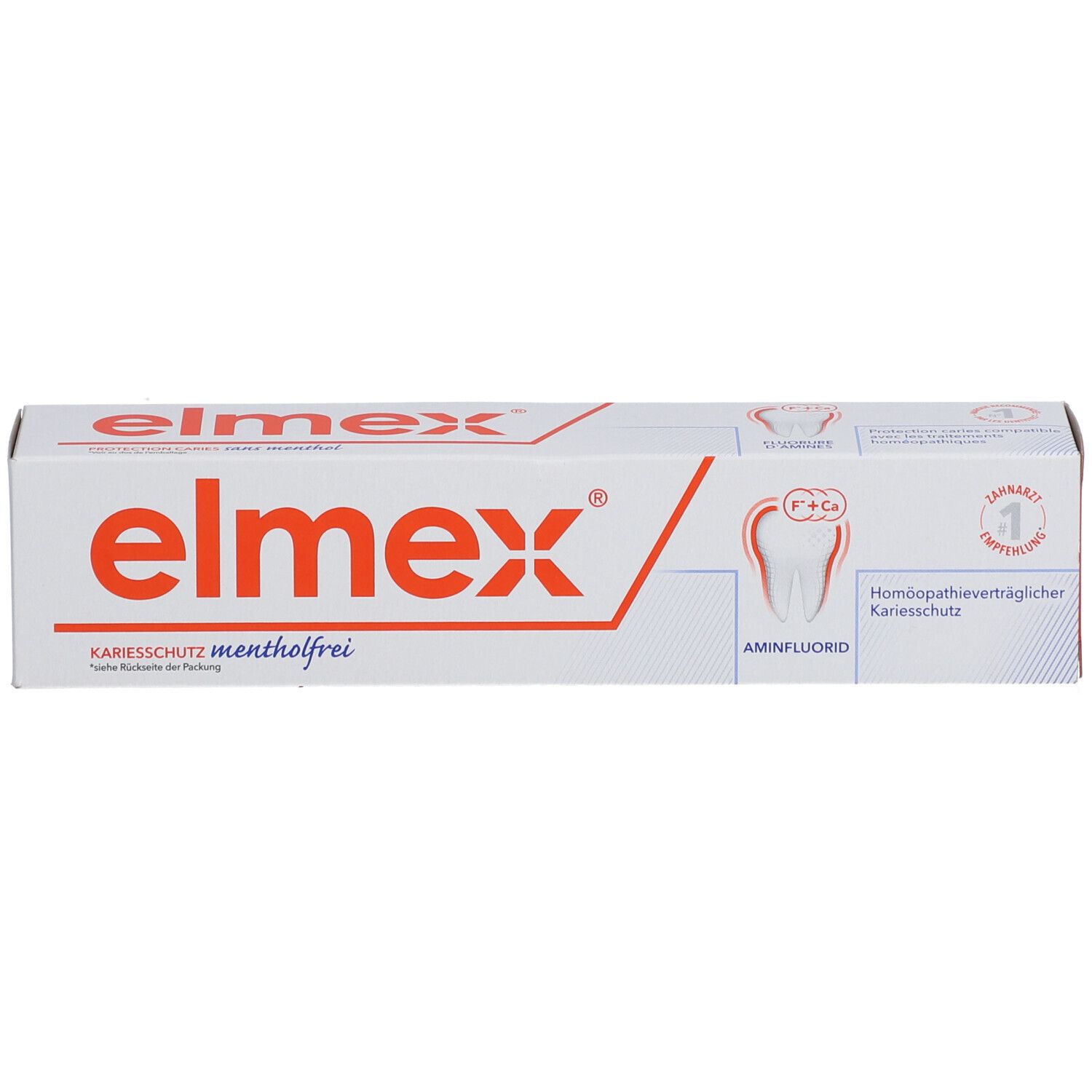 elmex mentholfreie Homöopathieverträgliche Zahnpasta