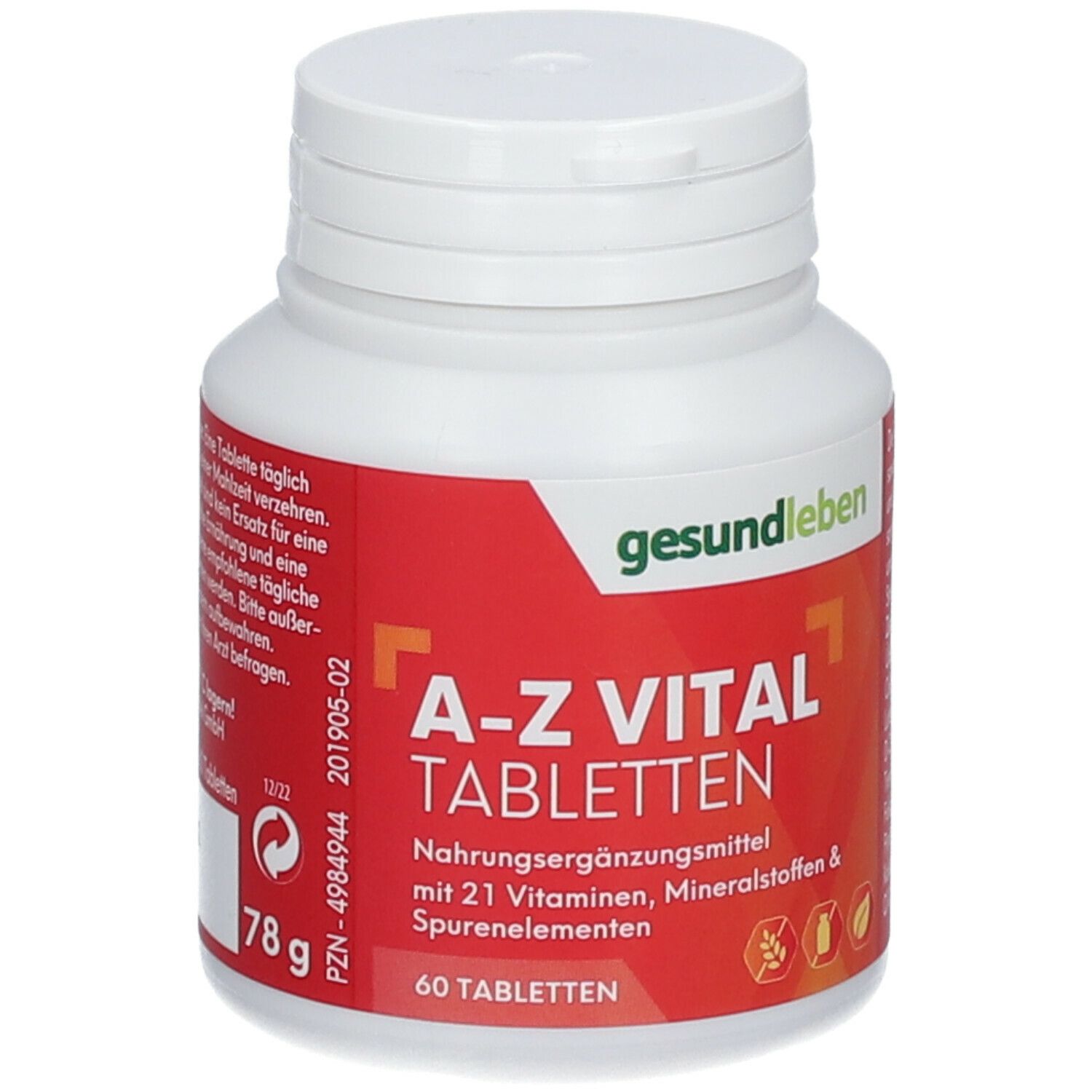 gesund leben A-Z Vital-Tabletten