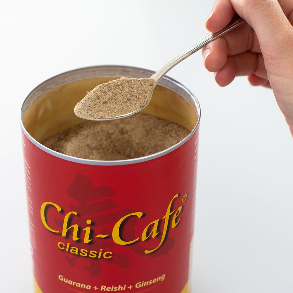 Chi-Cafe classic Wellness Kaffee mit Akazienfaser Guarana Reishi-Pilz Ginseng