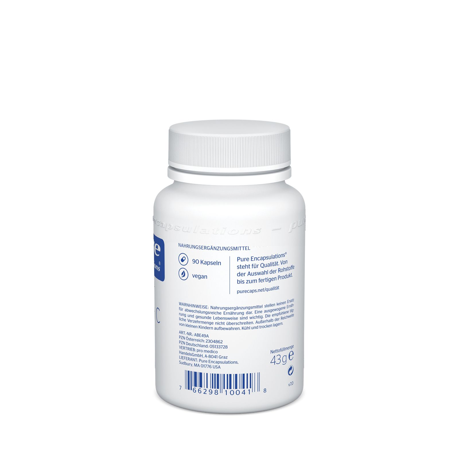 Pure Encapsulations® Vitamin C 400 gepuffert