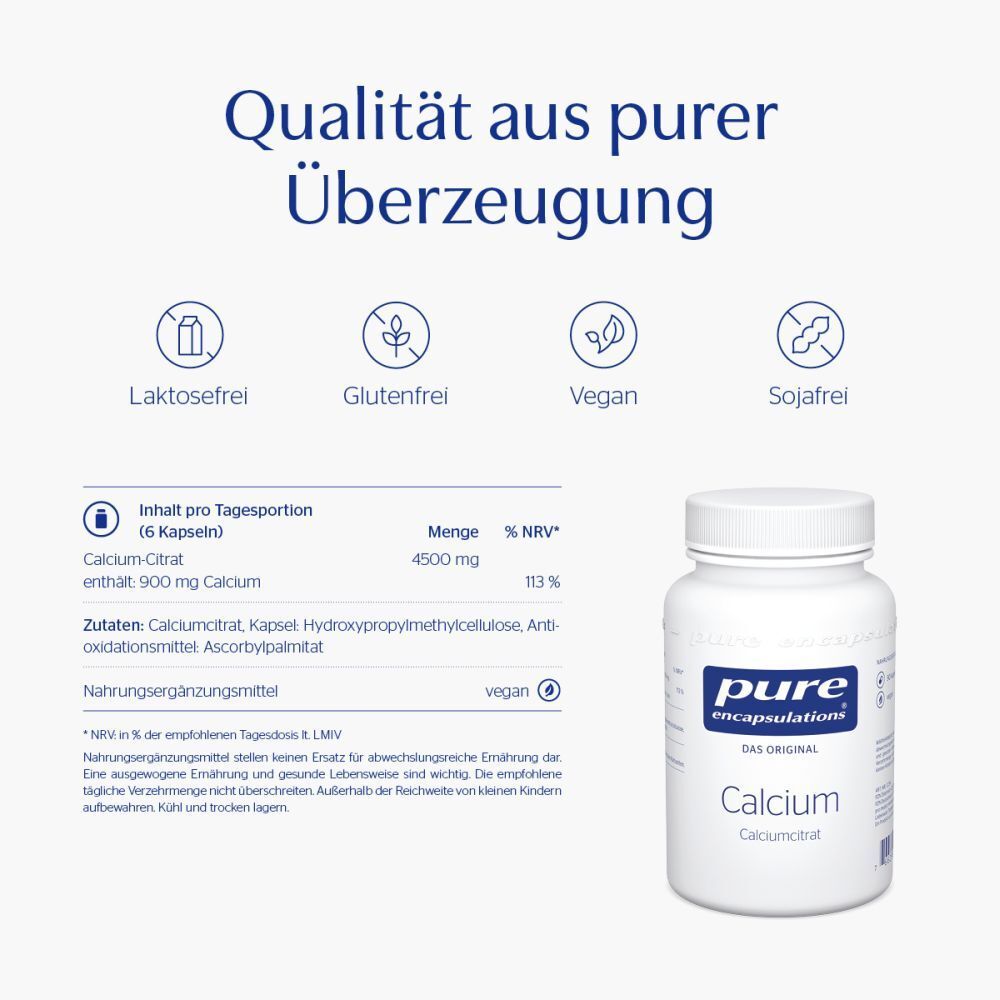 pure encapsulations® Calcium (Citrate de calcium)