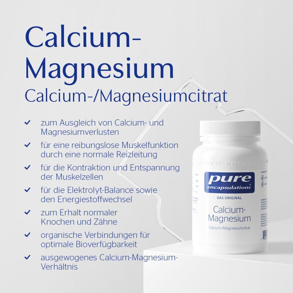 pure encapsulations® Citrate de calcium/magnésium