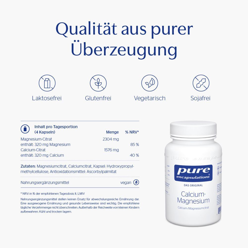 pure encapsulations® Citrate de calcium/magnésium