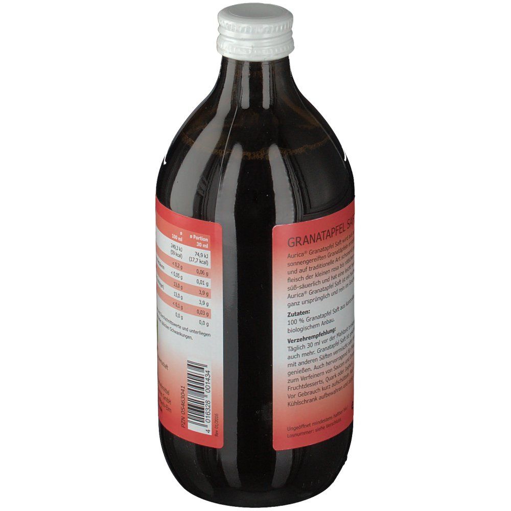 Aurica® Bio Granatapfel Saft