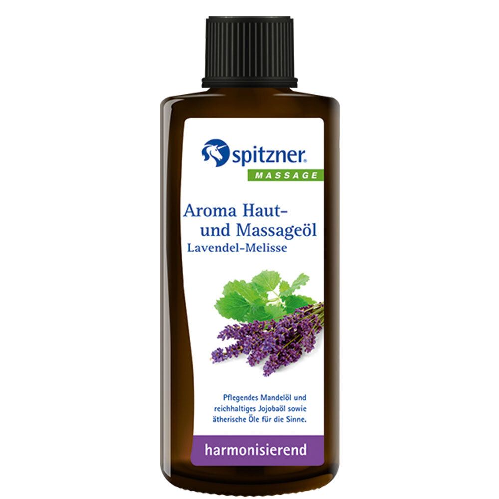 Spitzner® Massage Arôme Huile de Peau et de Massage Lavande Mélisse