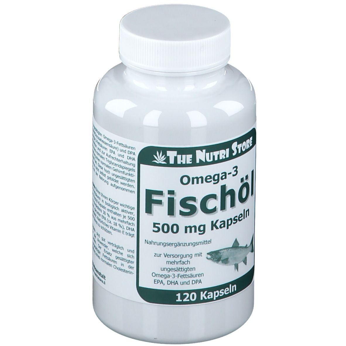 THE NUTRI STORE Huile de poisson oméga-3 500 mg