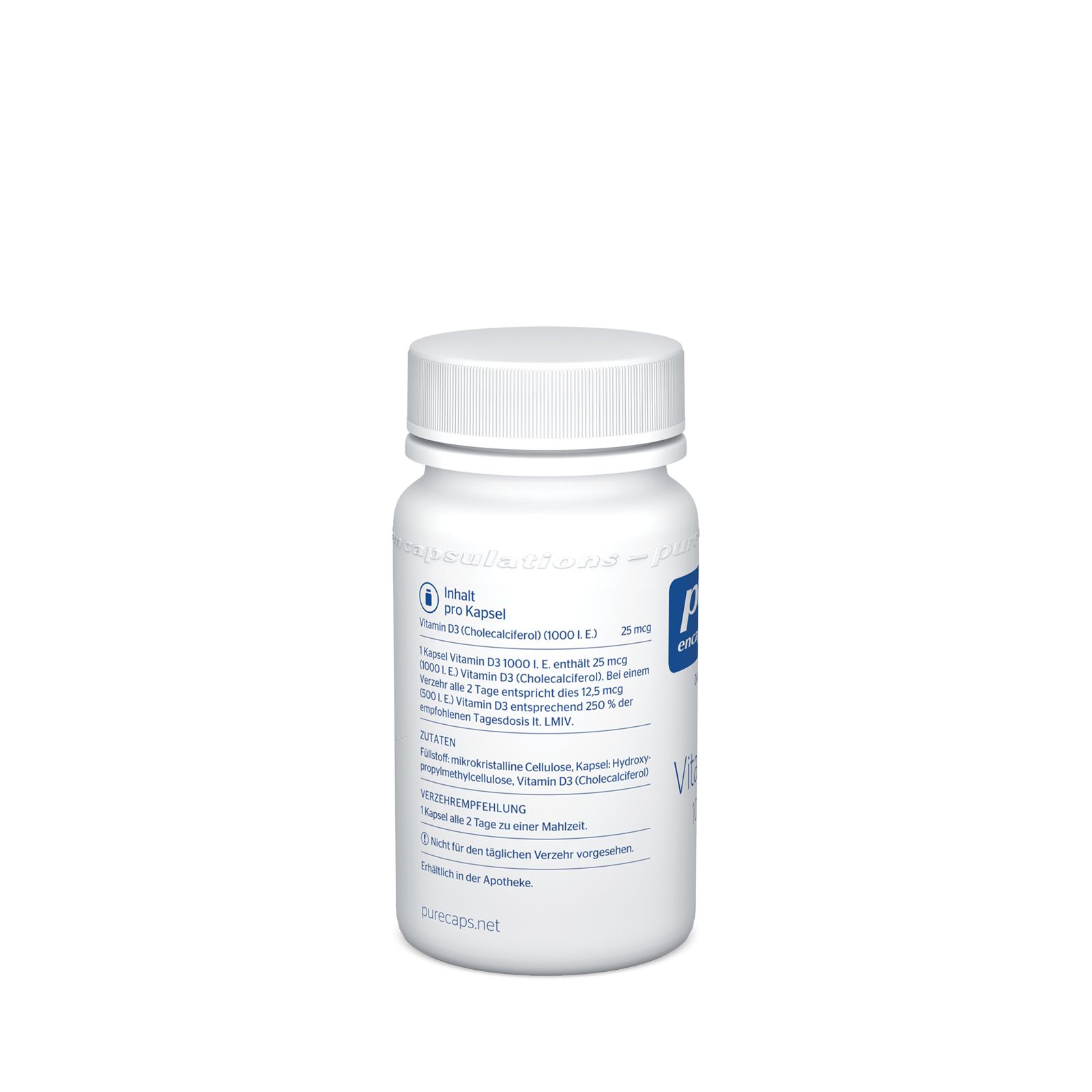 Pure Encapsulations® Vitamine D3 1000 I.E.