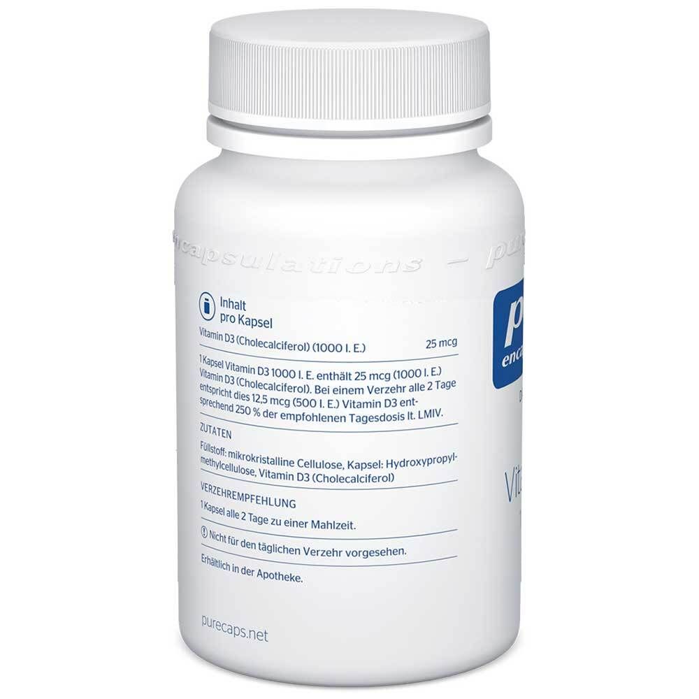 pure encapsulations® Vitamine D3 1000 I.E.