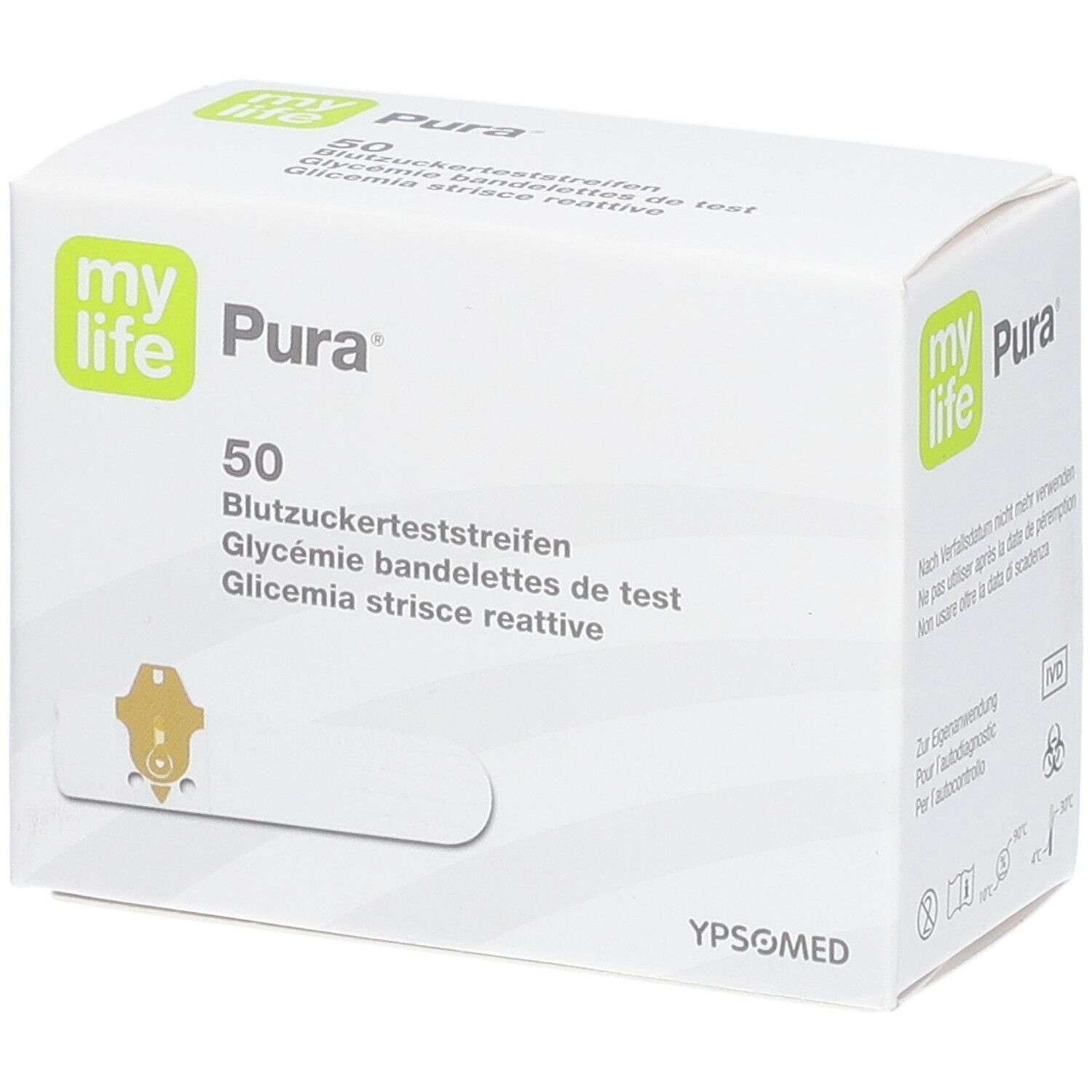 MYLIFE Pura Blutzucker Teststreifen