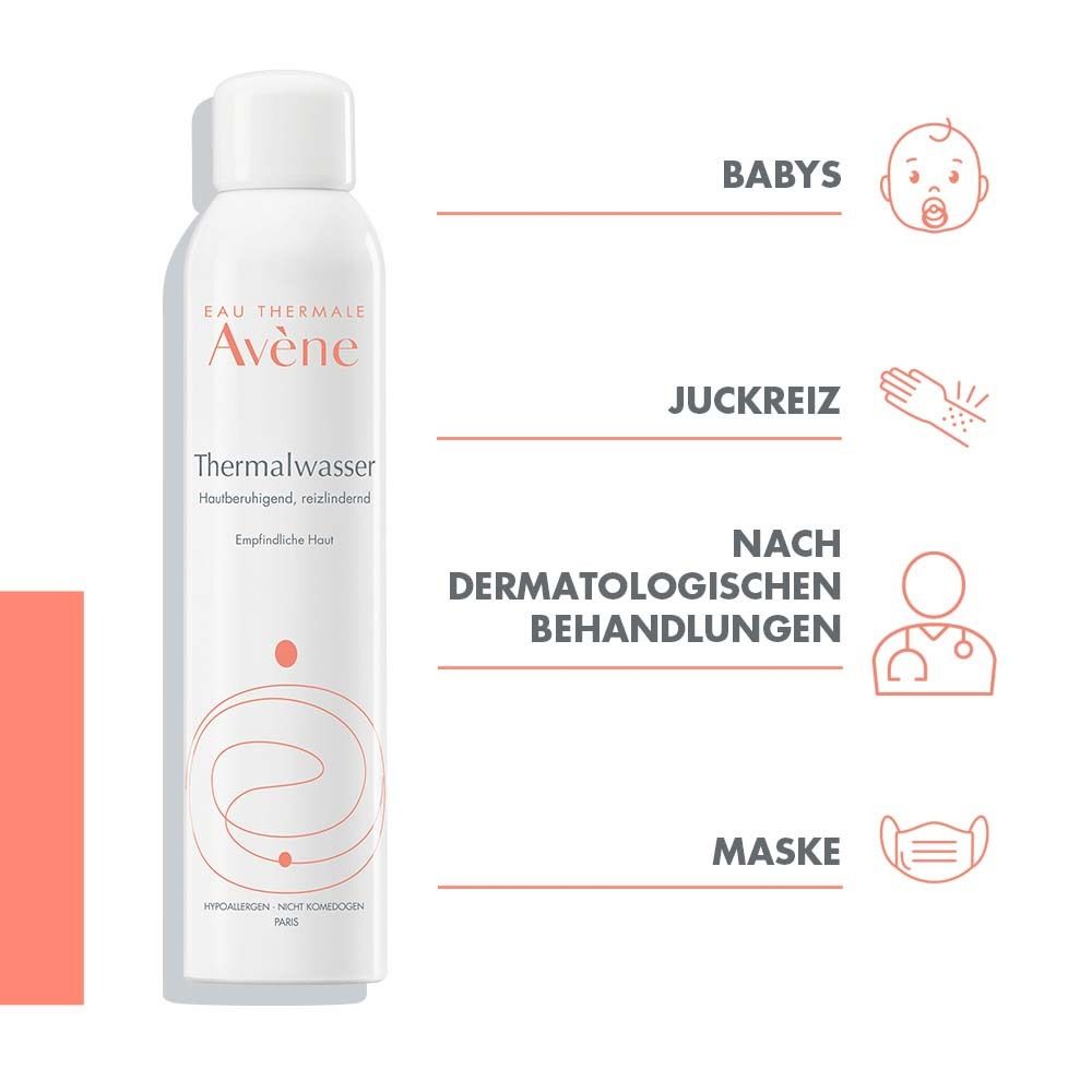 Avène Thermalwasser Spray - beruhigt empfindliche und gereizte Haut – jetzt 50ml Gratis