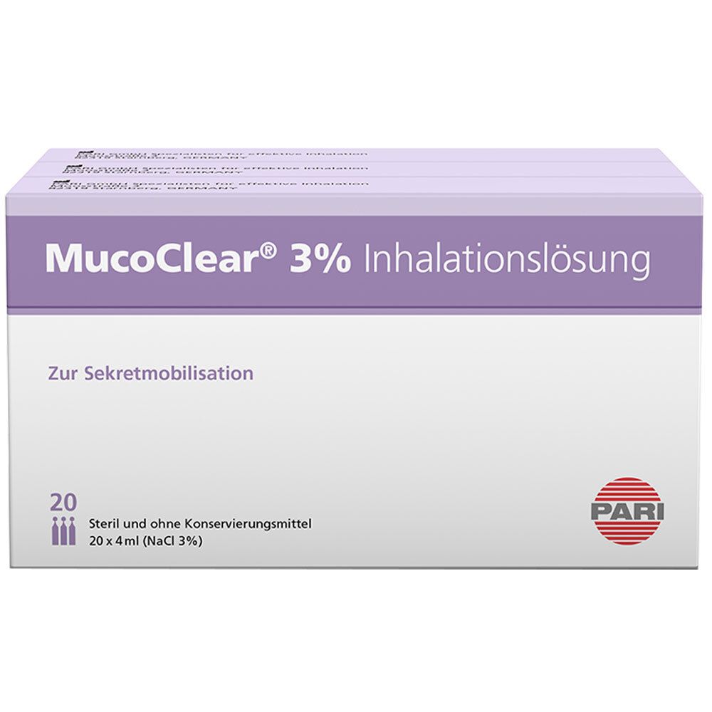 MucoClear® 3% Solution par inhalation