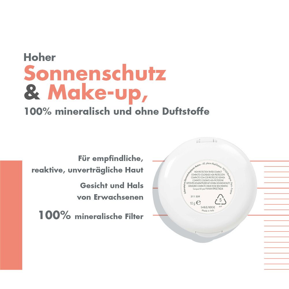 Avène Écran solaire compact SPF 50 Sable