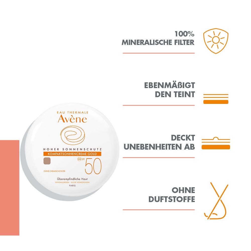 Avène Kompaktsonnencreme LSF 50 Gold