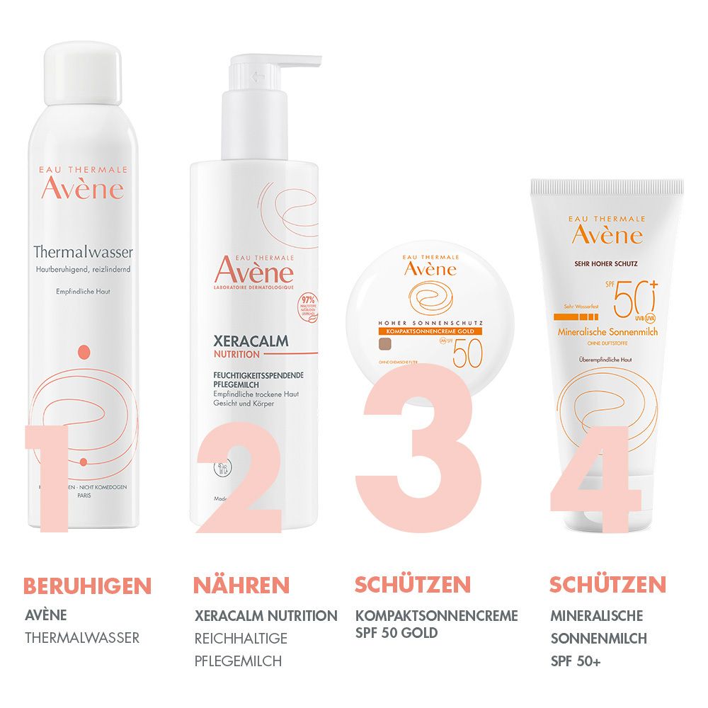 Avène Kompaktsonnencreme LSF 50 Gold