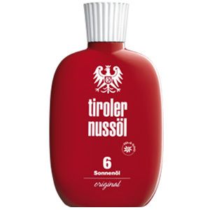 Tiroler huile de noix huile d'origine huile solaire imperméable à l'eau SPF 6