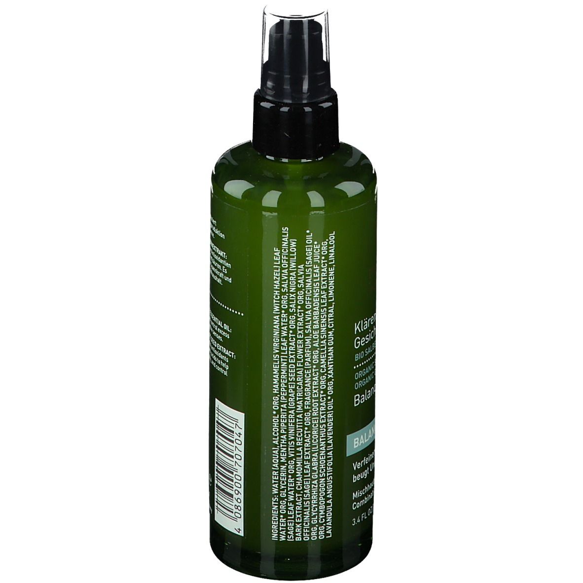 PRIMAVERA® Lotion Tonique faciale clarifiante Sauge Bio & Raisin  Bio