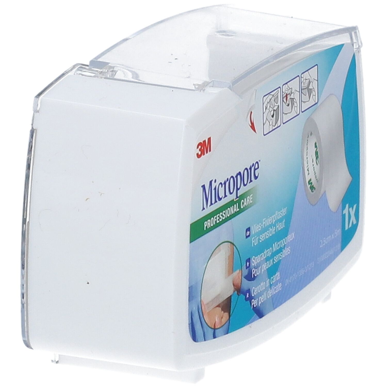 3M™ Micropore™ Pansement hypoallergénique en polaire 2,5 cm x 5 m