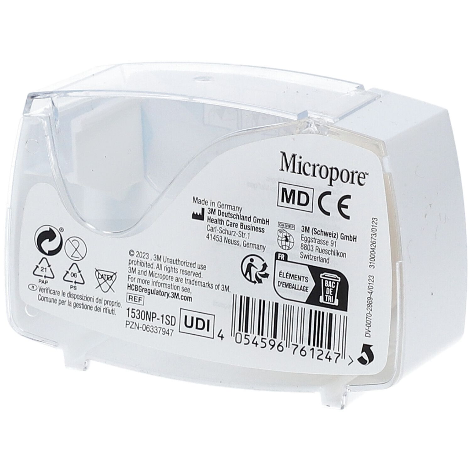 3M™ Micropore™ Hypoallergenes Vliespflaster 2,5 cm x 5 m