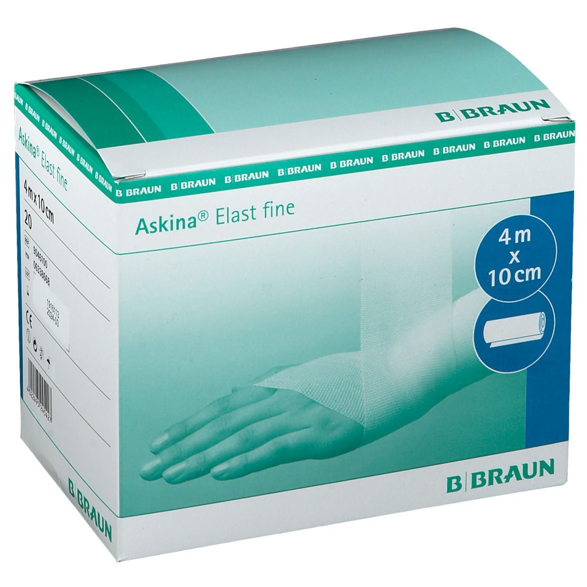 Askina® Elast Fine Bandage de fixation 4 m x 10 cm 20 pc(s) - Redcare ...