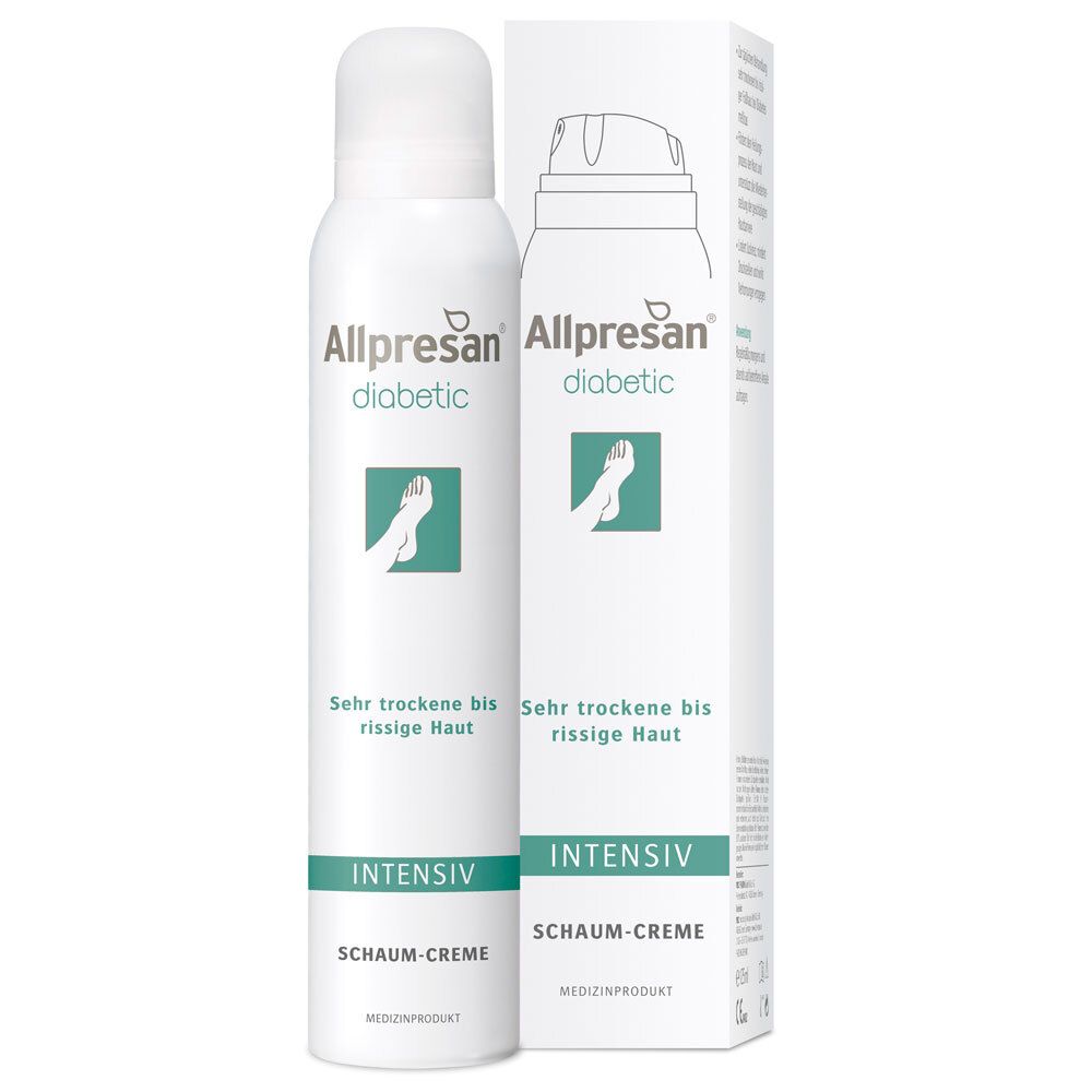 Allpresan® diabetic Original Schaum-Creme INTENSIV Peau très sèche à crevassée