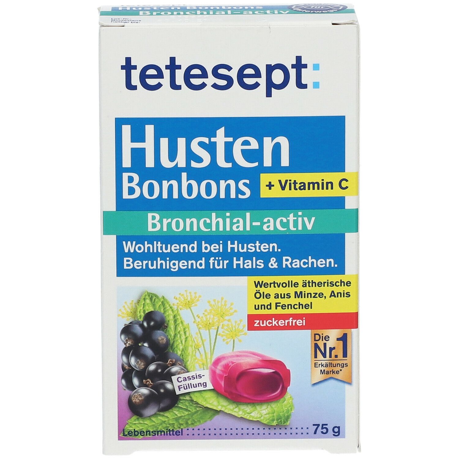 tetesept® Bonbons toux Bronchial-activ sans sucre