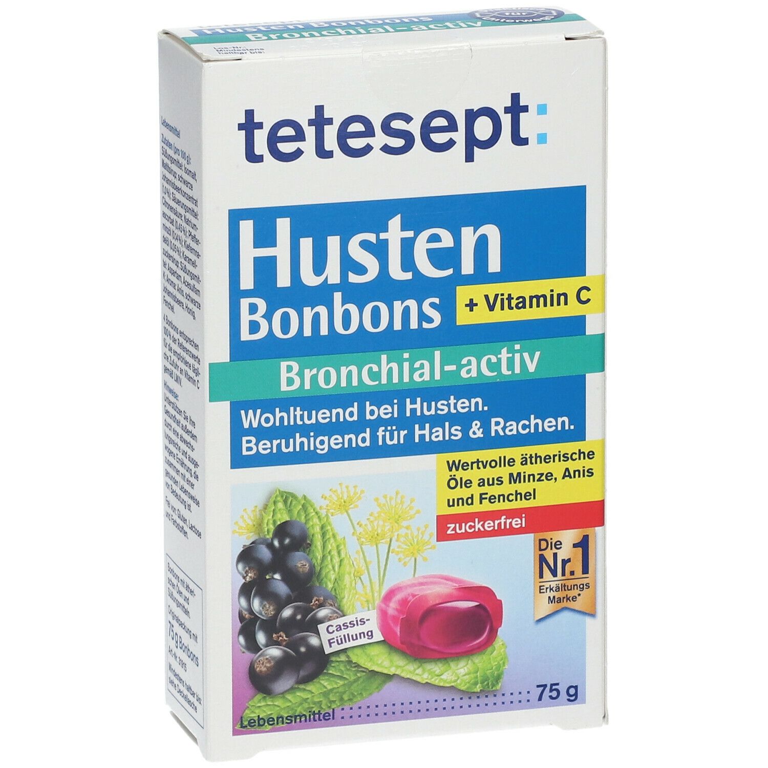 tetesept® Bonbons toux Bronchial-activ sans sucre