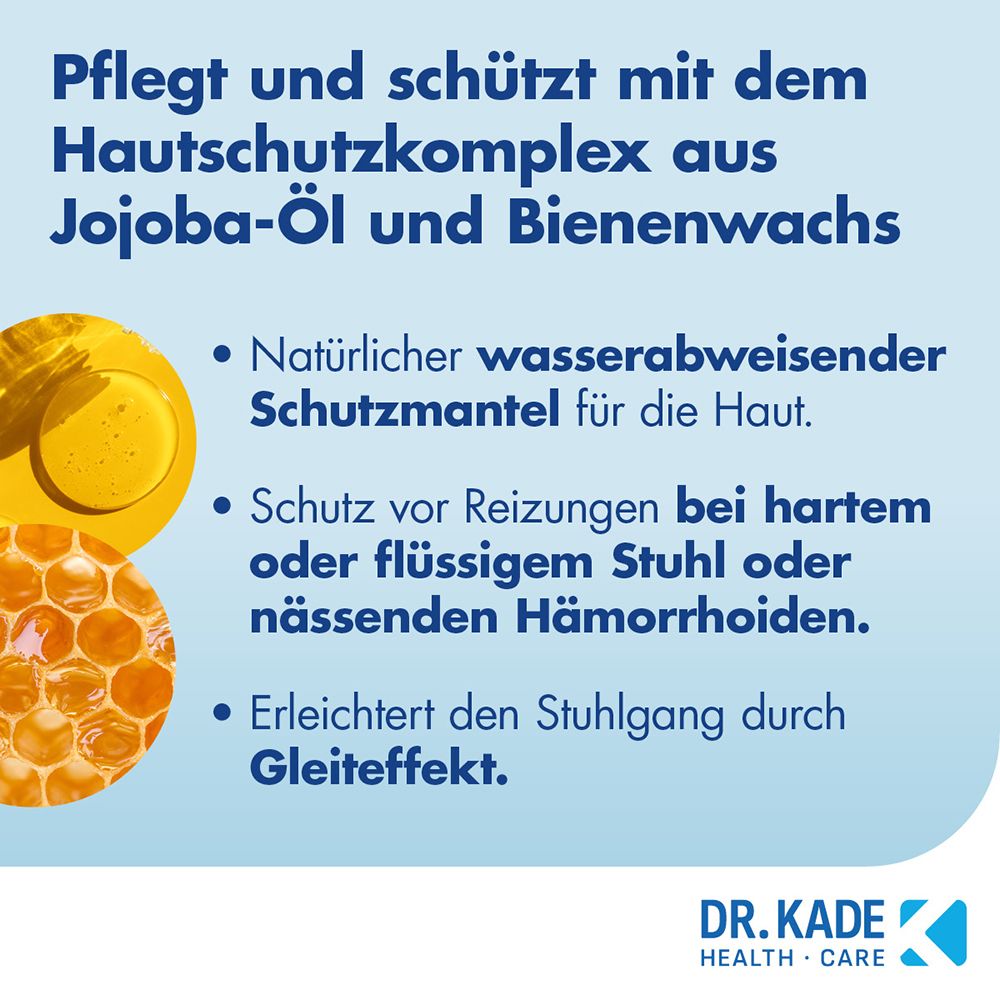 Posterisan protect: Jojobaöl und Bienenwachs bilden Schutzmantel für die Haut.