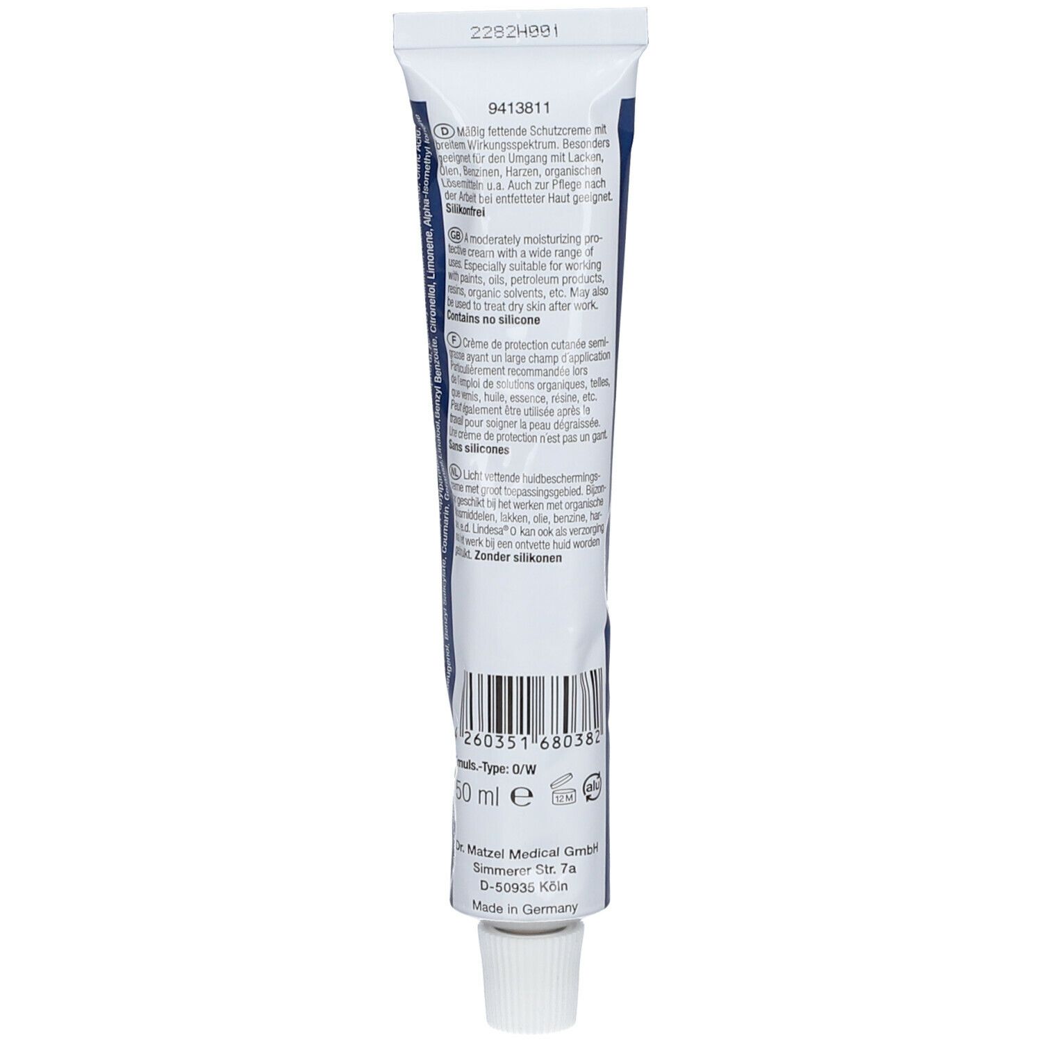 LINDESA® O mit Bienenwachs Hautschutzcreme