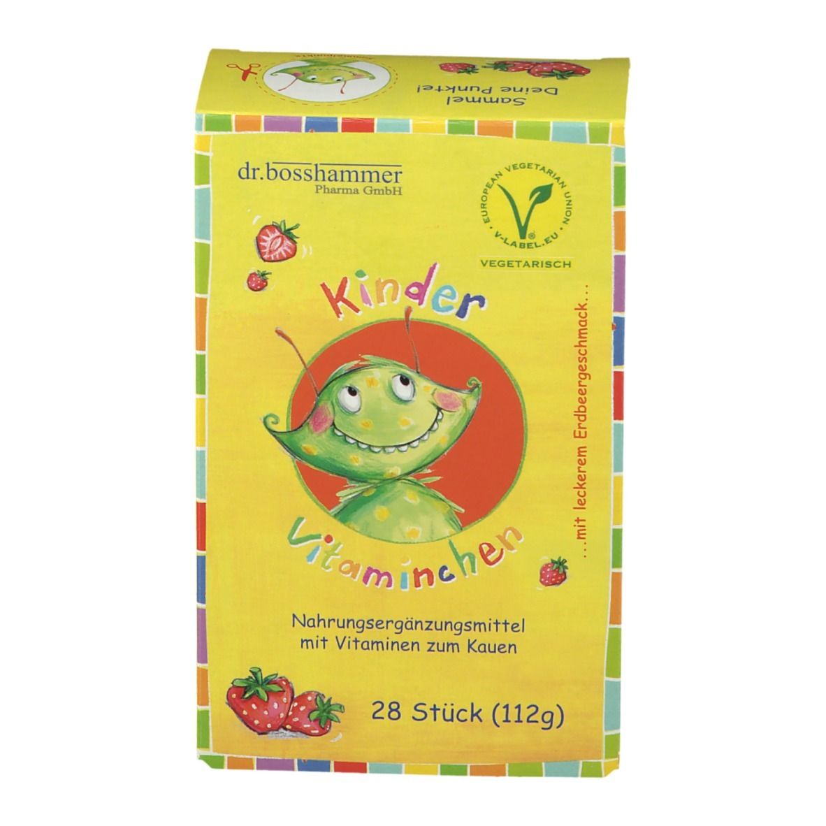 Kinder Vitaminchen Erdbeere