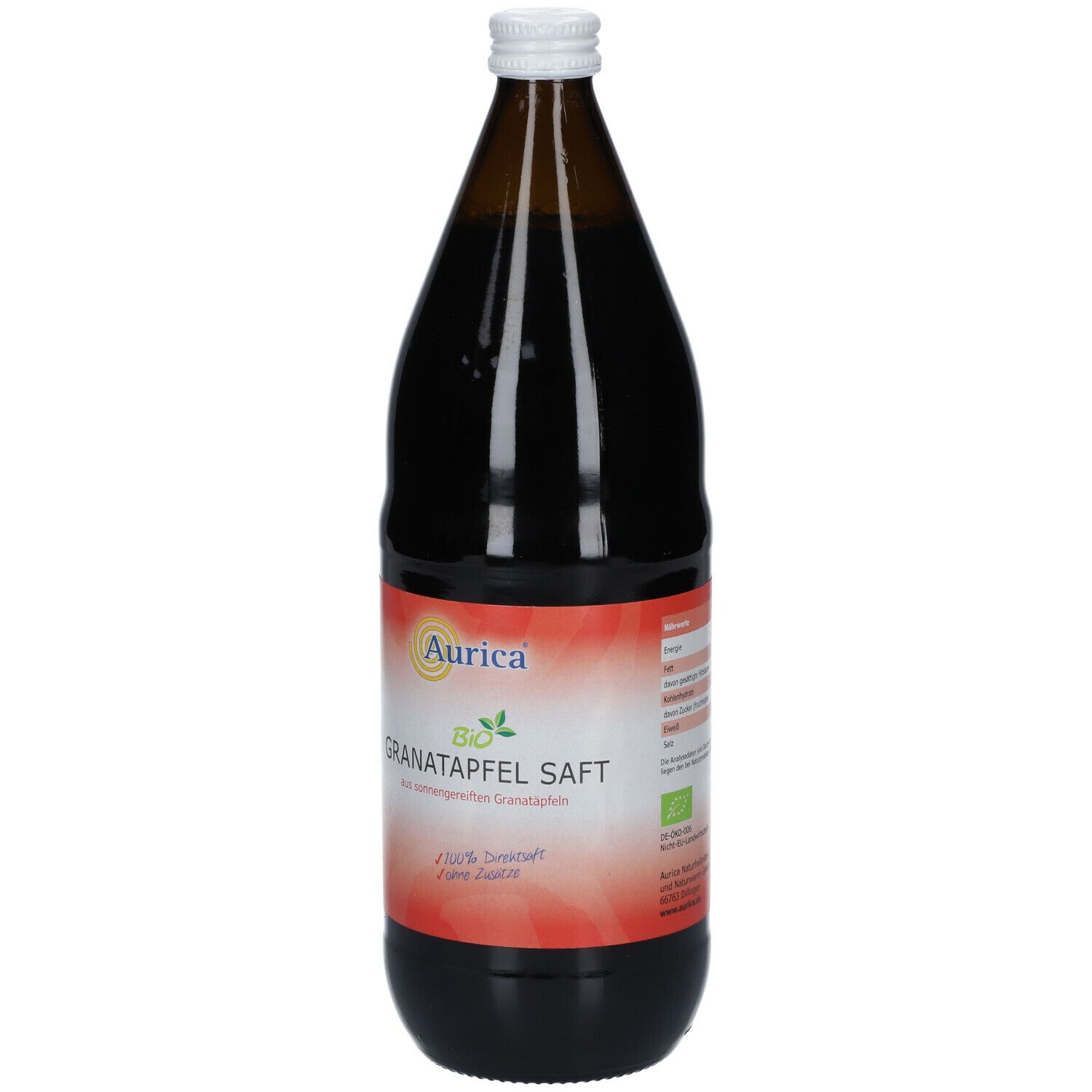 Aurica® Bio Granatapfel Saft