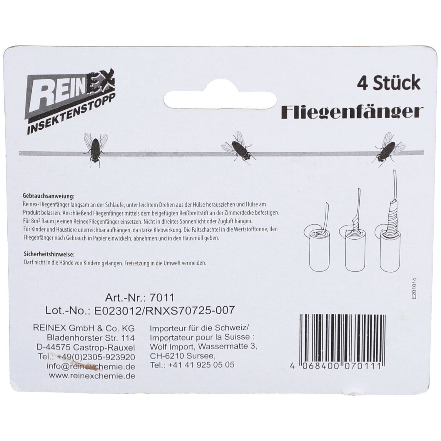 REINEX Pièges Tue-mouches