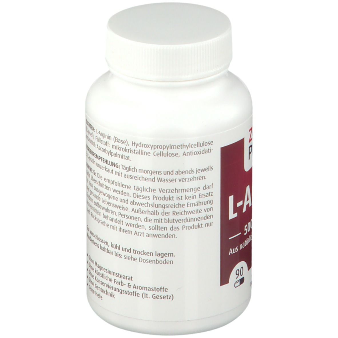 ZeinPharma® L Arginin Kapseln 500 mg