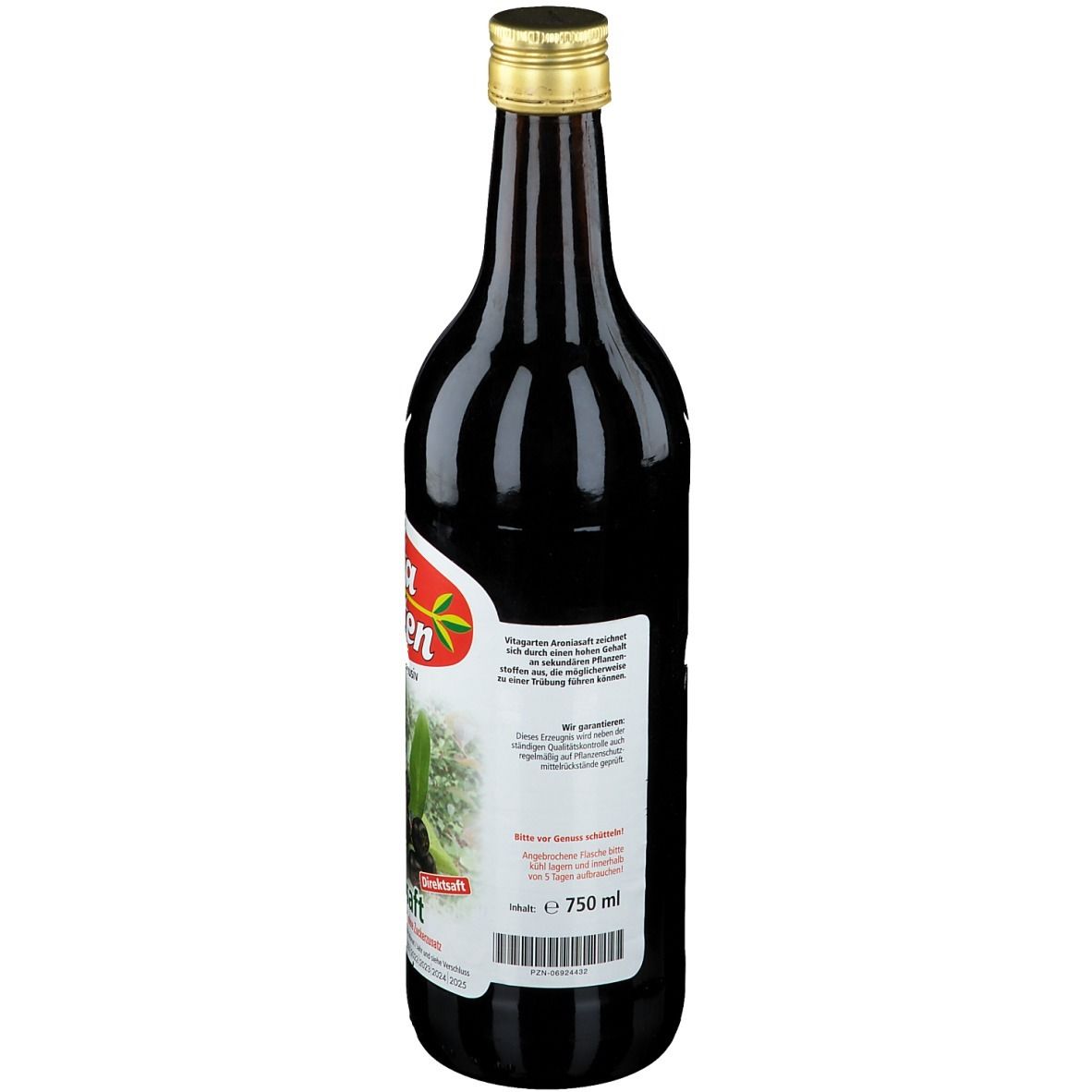 VITAGARTEN Jus d'aronia