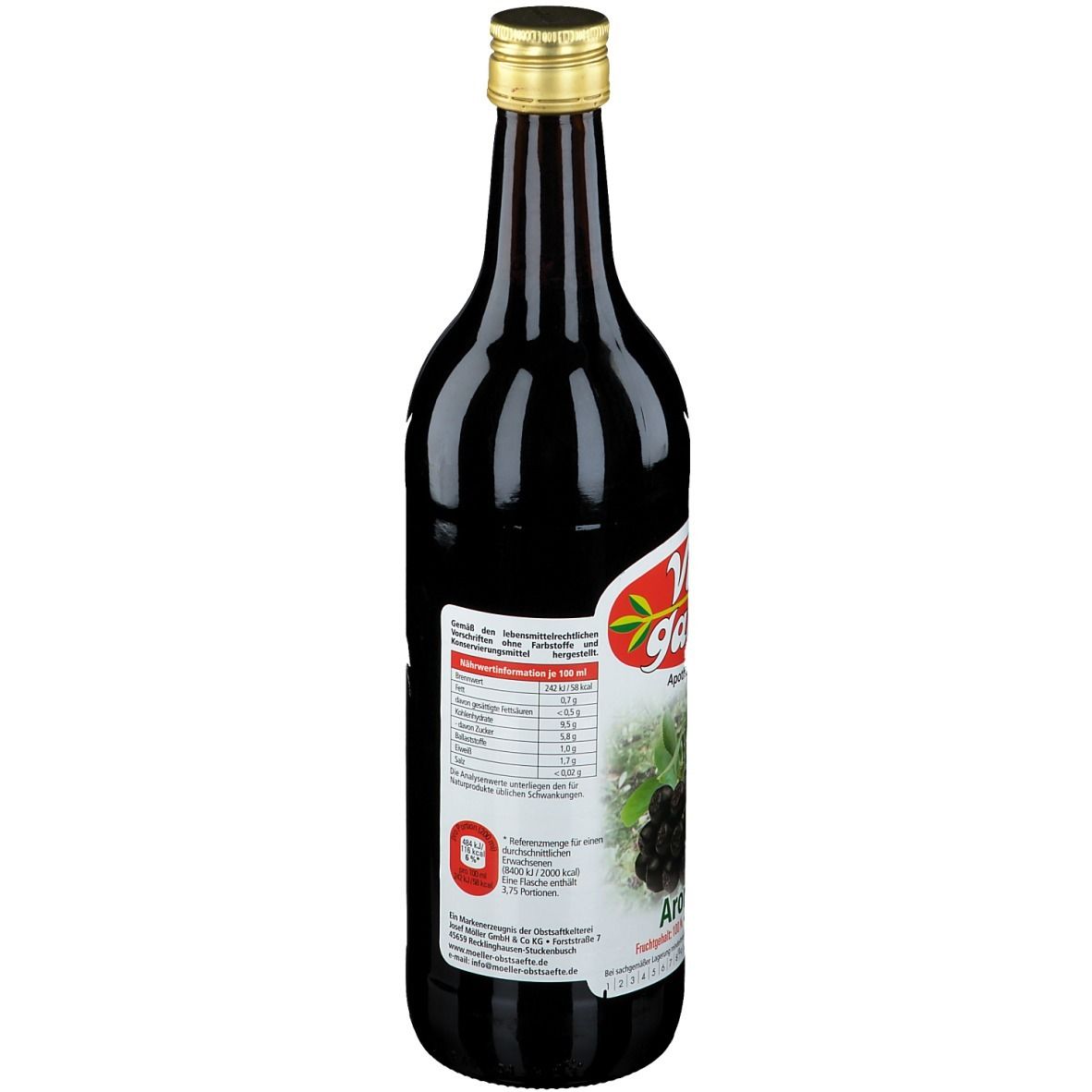 VITAGARTEN Jus d'aronia