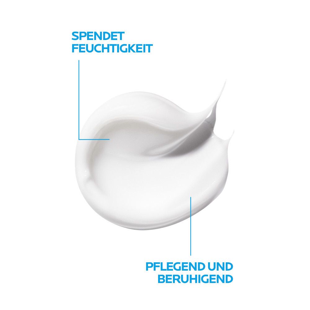 Produit crème blanc. Hydrate, nourrit et apaise.