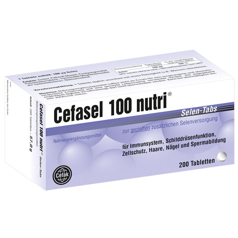 Cefasel 100 nutri® Selen-Tabs