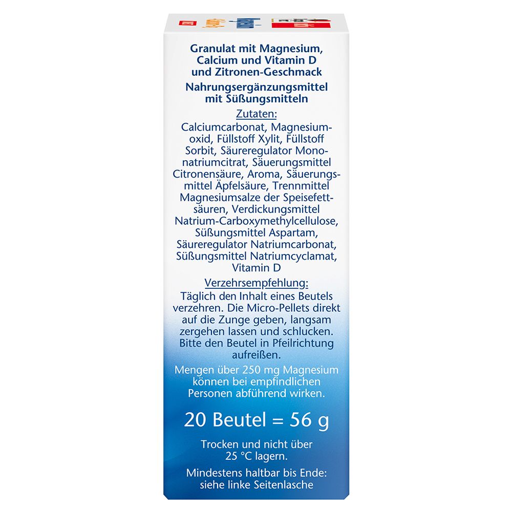 Doppelherz® aktiv Magnesium + Calcium + D3 DIRECT Micro-Pellets