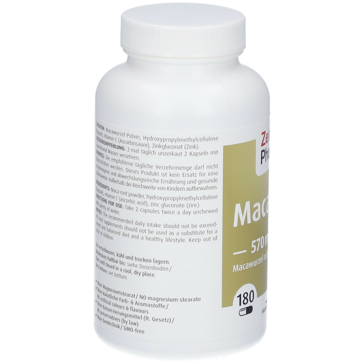 ZeinPharma® MACA Kapseln GOLD 570 mg